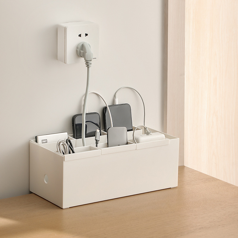 Cable Management Box - Kotak Penyimpanan Kabel Data, Pengatur Kabel