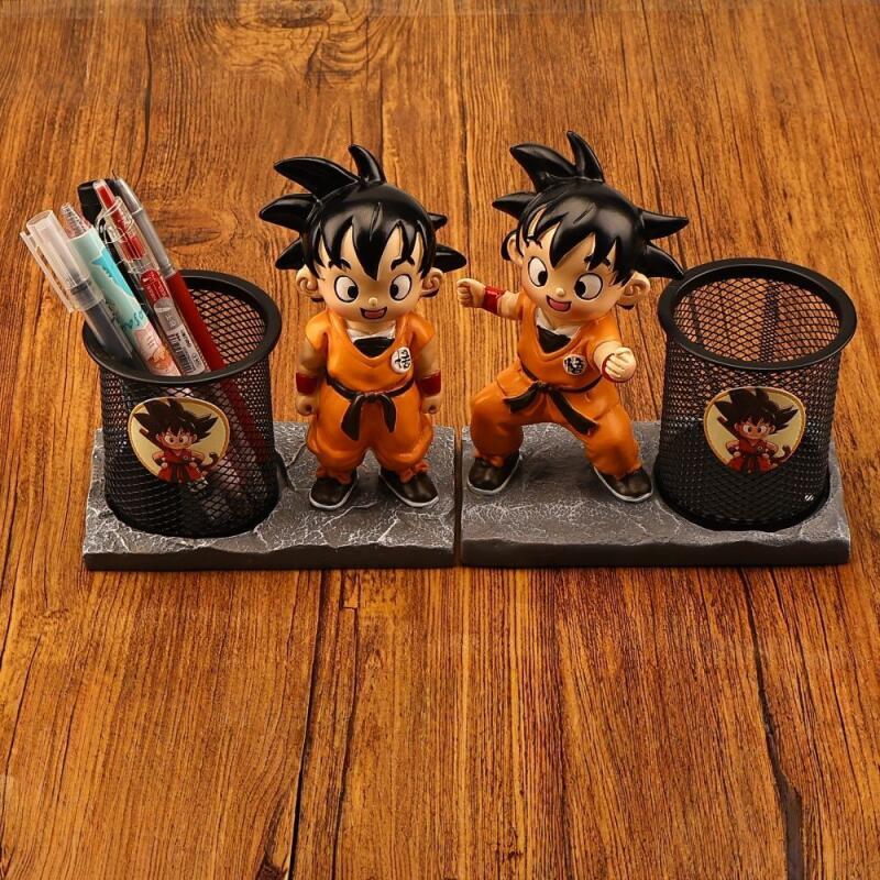Home Office Romance Manga - Tempat Pena Karakter Goku 3D Anime
