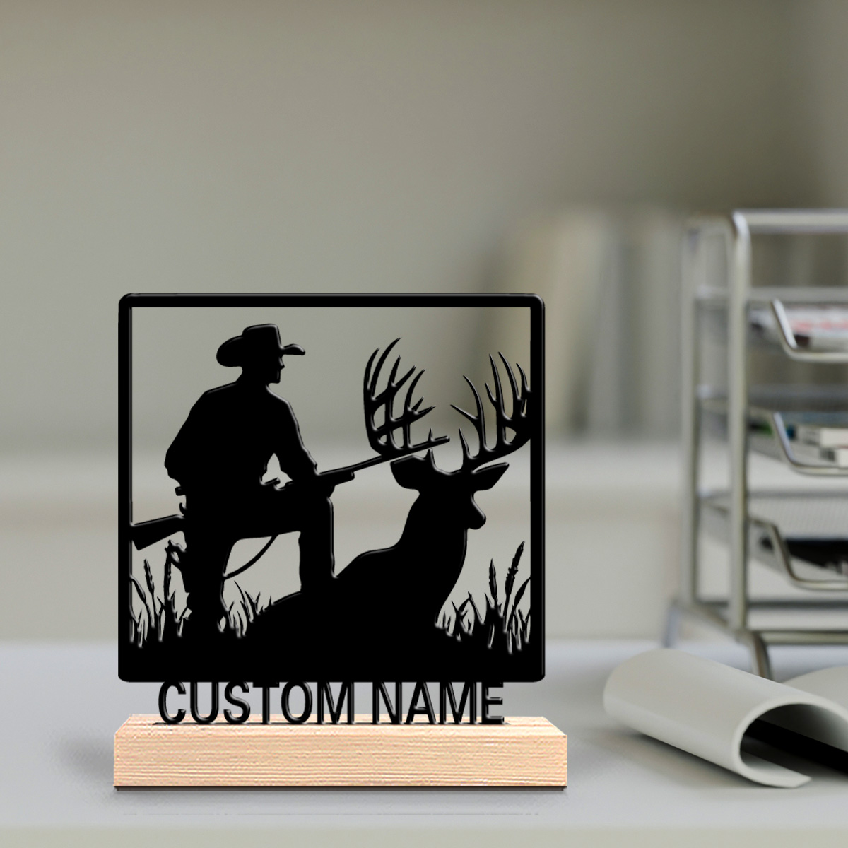 Home Office Industrial Design - 1pc Desain Baru Patung Rusa Logam