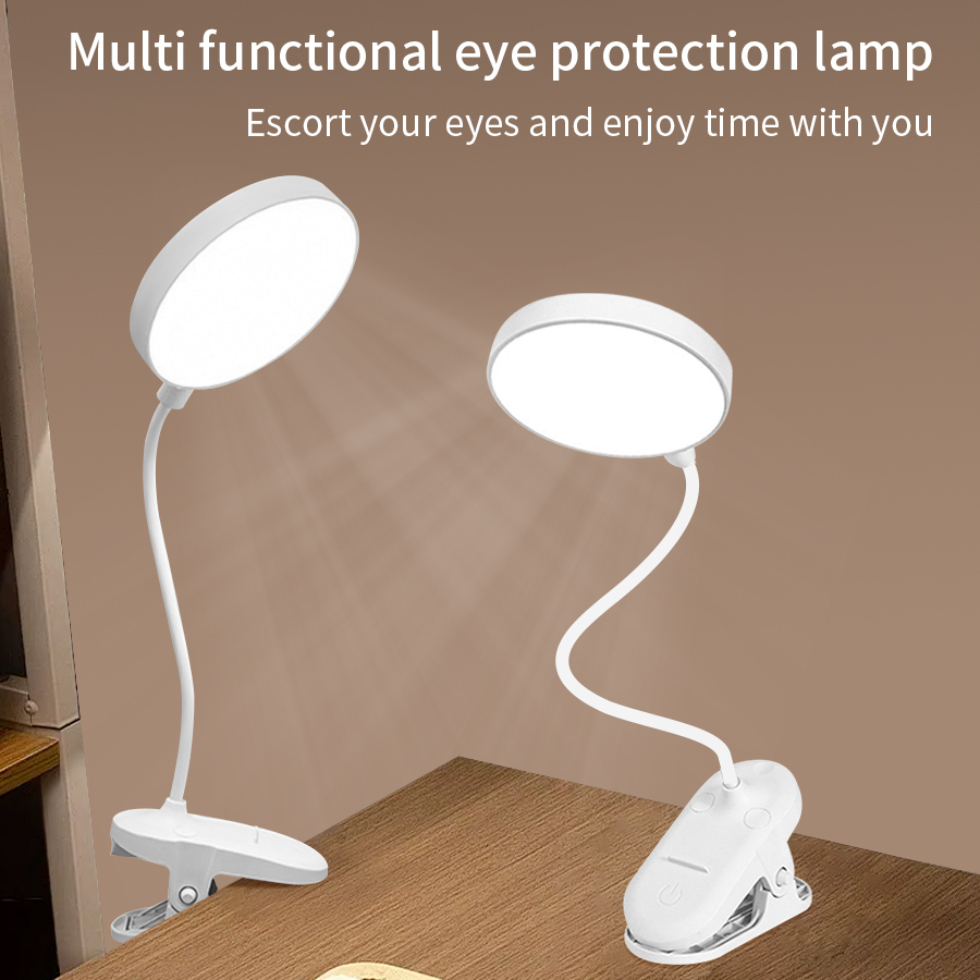 Desk Lamp Led - Lampu Meja LED Clip 360 °