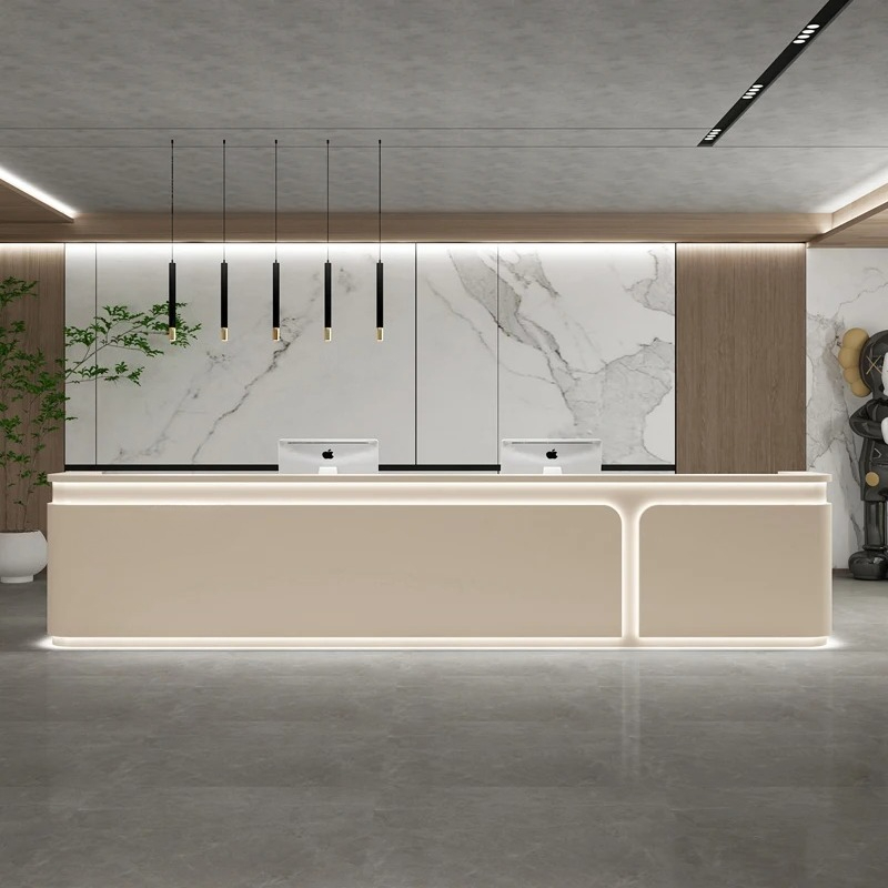 Home Office Industrial Design - Meja Pusat Pelanggan Industri Komersial Mewah,