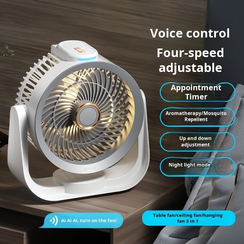 Kipas Meja Pintar Lampu Malam  - Usb Desk Fan ulasan dan harga