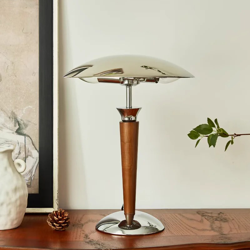 Lampu Meja Kayu Gaya Industria - Home Office Industrial Design ulasan dan harga