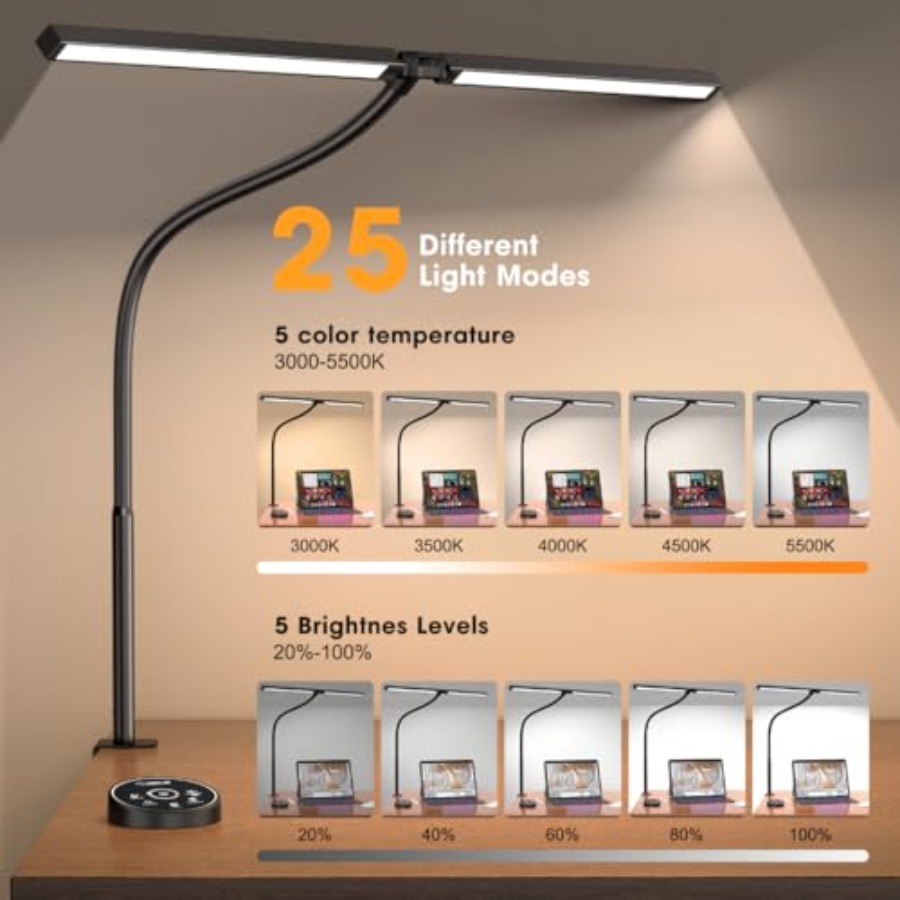 Lampu Meja LED untuk Kantor Ru - Desk Lamp Led ulasan dan harga