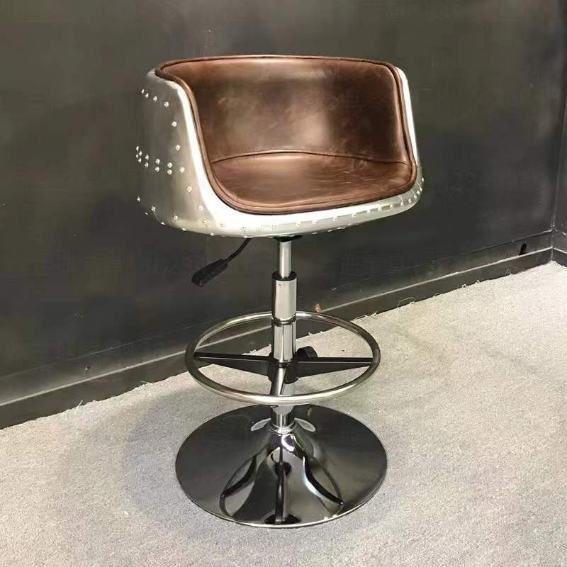 Kursi bar kulit bergaya retro  - Home Office Industrial Design ulasan dan harga