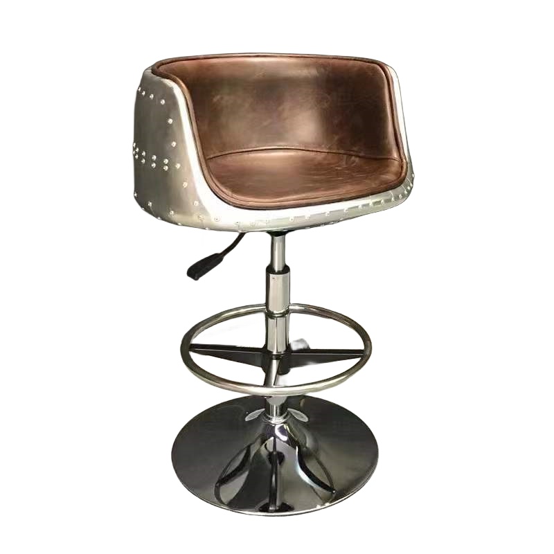 Kursi bar kulit bergaya retro  - Home Office Industrial Design ulasan dan harga