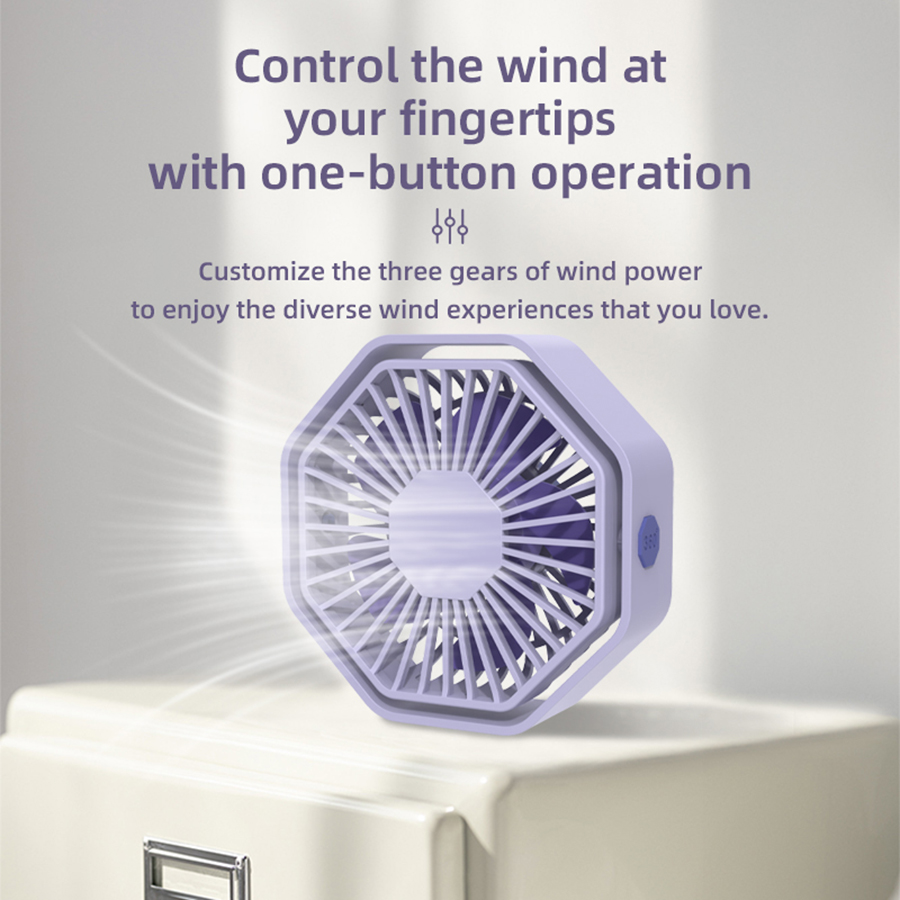Kipas Meja USB Heksagonal, 360 - Usb Desk Fan ulasan dan harga