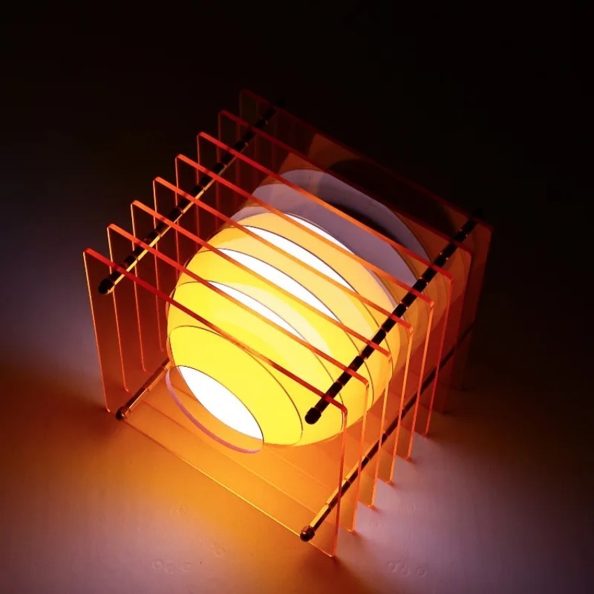 DIY Akrilik Seribu Lapisan Lam - Desk Lamp Led ulasan dan harga
