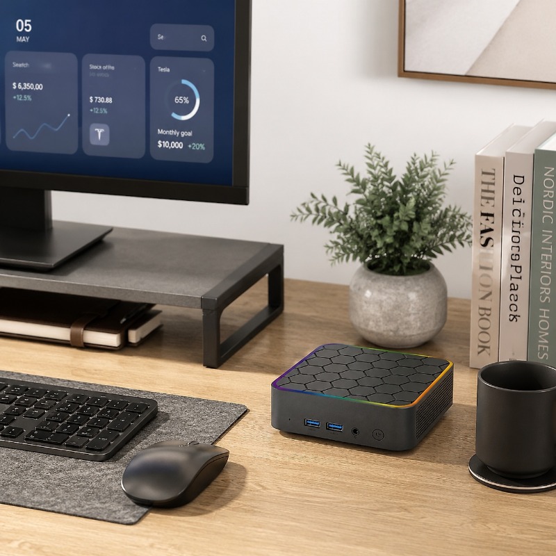 PC Mini Hexagon Rainbow Border - Home Office Border Force ulasan dan harga