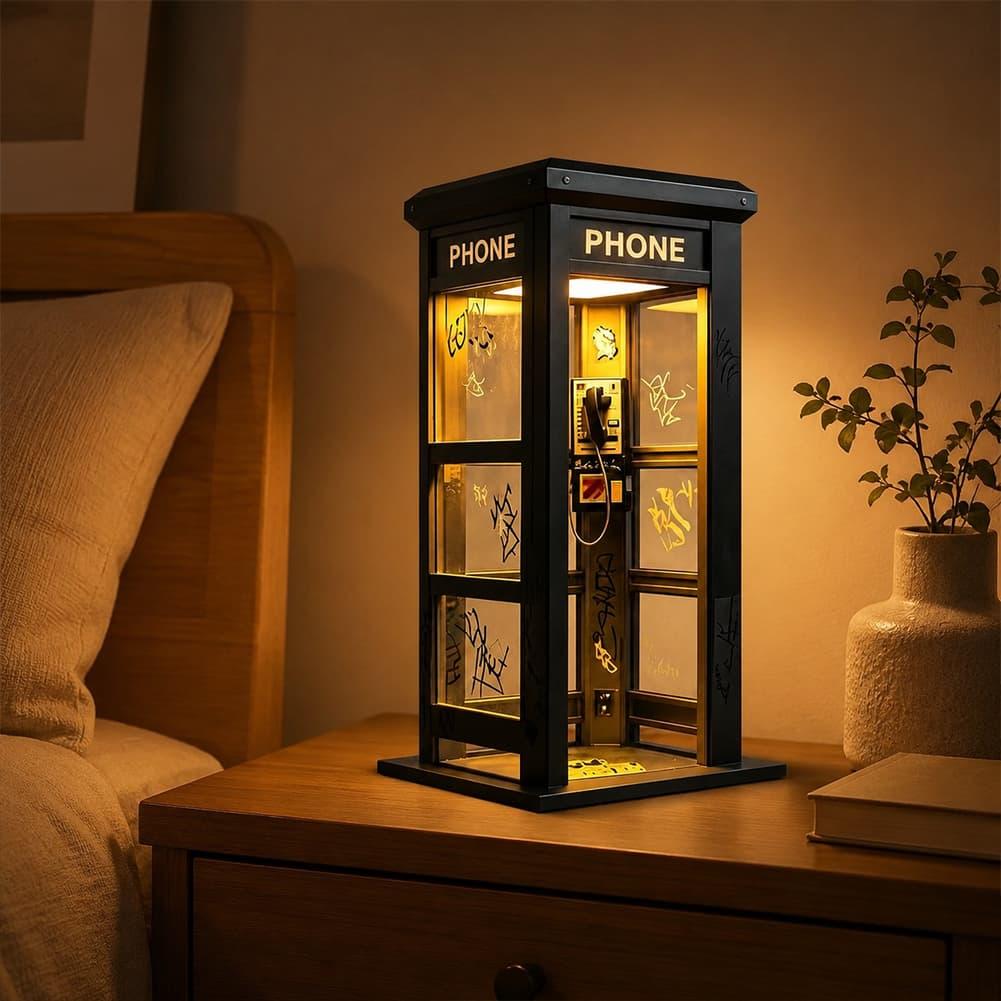 Lampu Meja Telepon Retro Graff - Desk Lamp Led ulasan dan harga