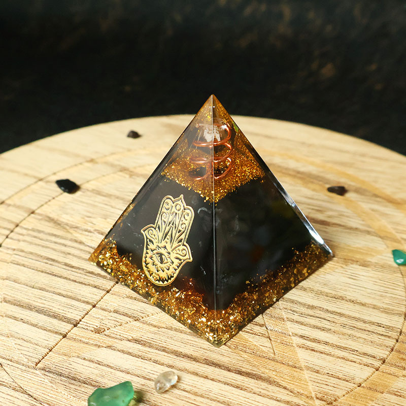 Piramida Resin Kristal Tangan  - Free Home Office ulasan dan harga