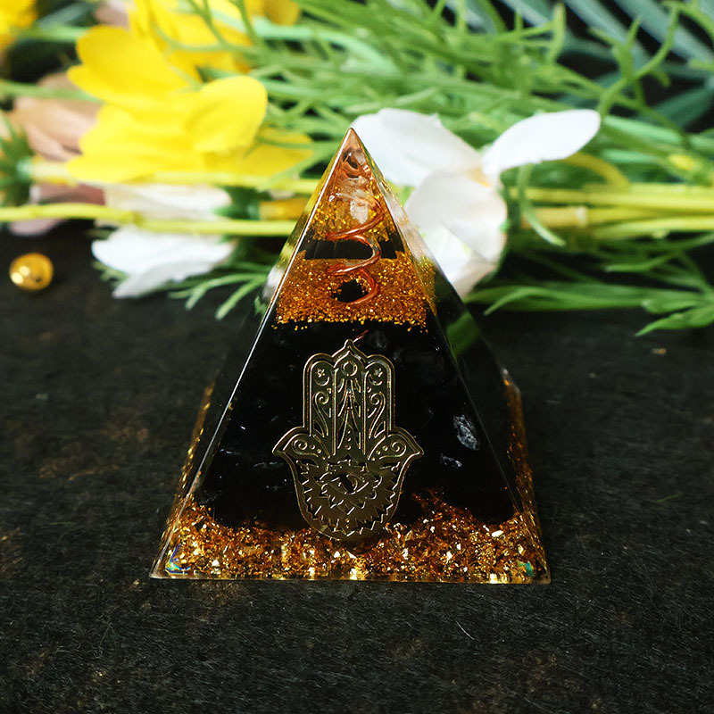Piramida Resin Kristal Tangan  - Free Home Office ulasan dan harga