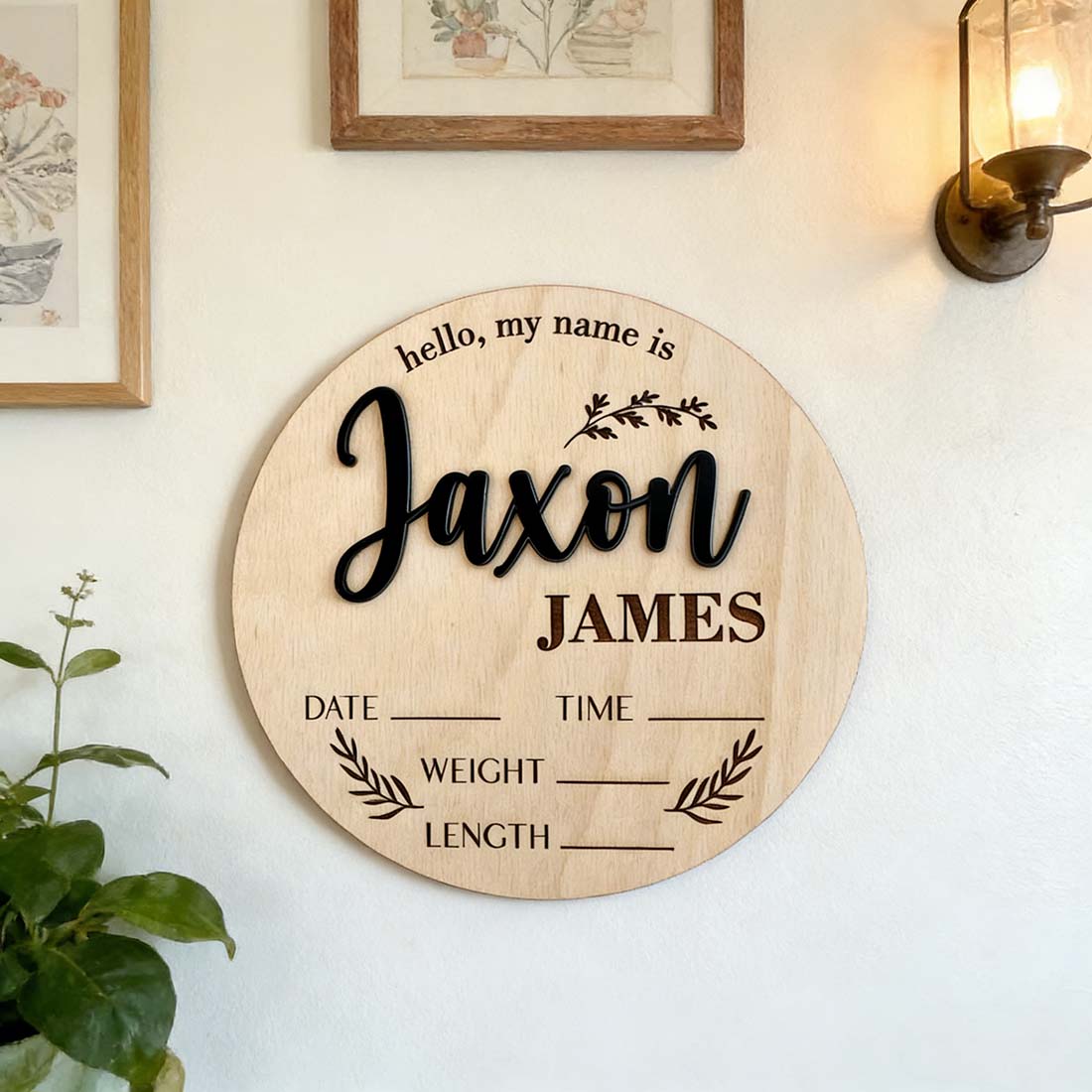 1 Buah Tanda Pengumuman Bayi K - Home Office Ideas ulasan dan harga