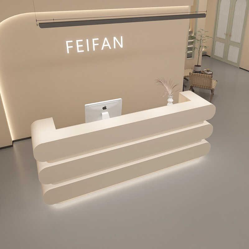 Meja Resepsionis Salon Bisnis  - Home Office Industrial Design ulasan dan harga