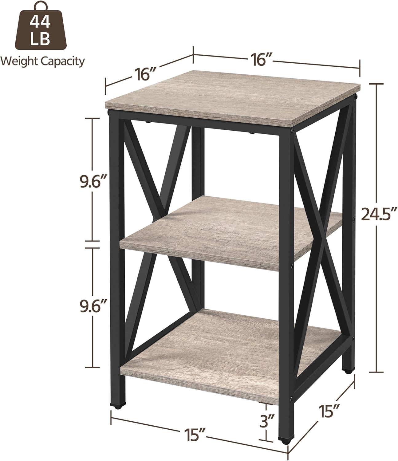 Meja Samping Ruang Tamu, Meja  - Home Office Industrial Design ulasan dan harga