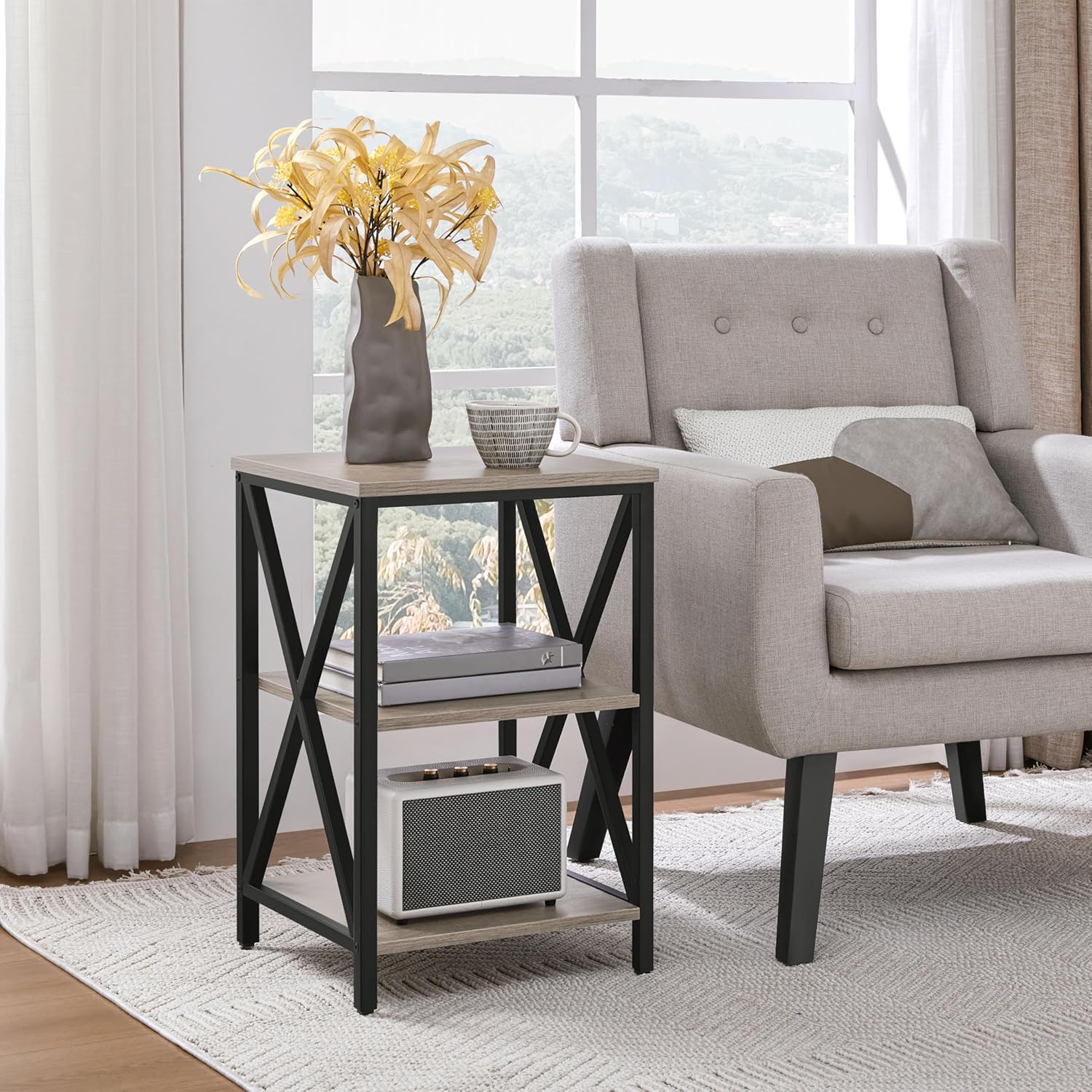 Meja Samping Ruang Tamu, Meja  - Home Office Industrial Design ulasan dan harga