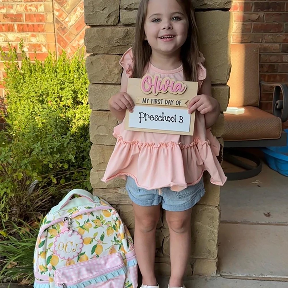 1 Buah Plakat Nama Kayu Sekola - Home Office Ideas ulasan dan harga