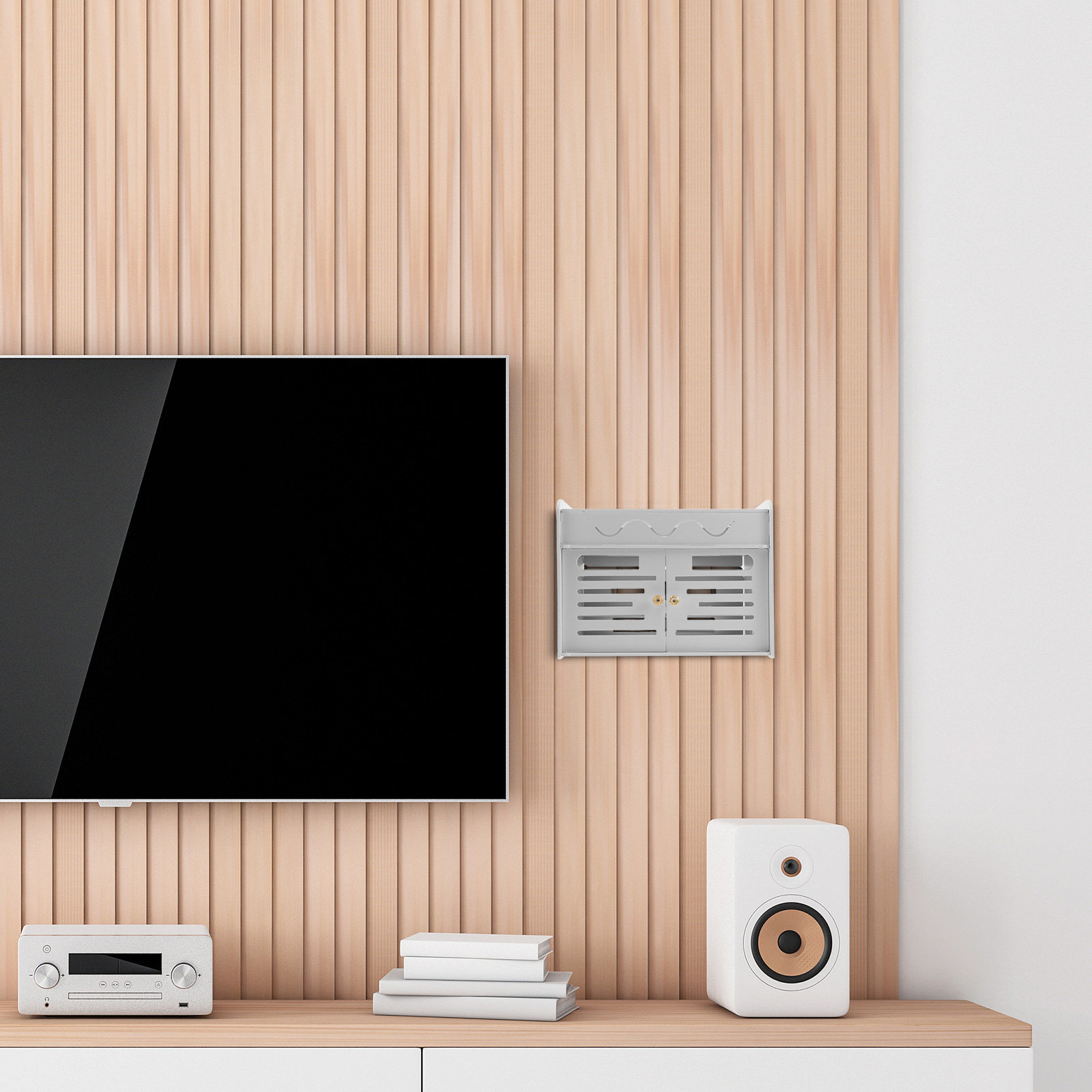 Kotak Penyimpanan Router WiFi  - Cable Management Box ulasan dan harga