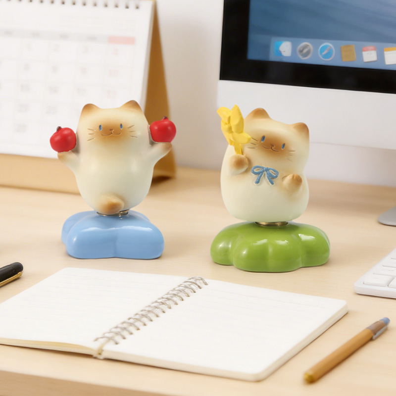 Figur Kucing Kartun Lucu Pai B - Home Office Romance Manga ulasan dan harga