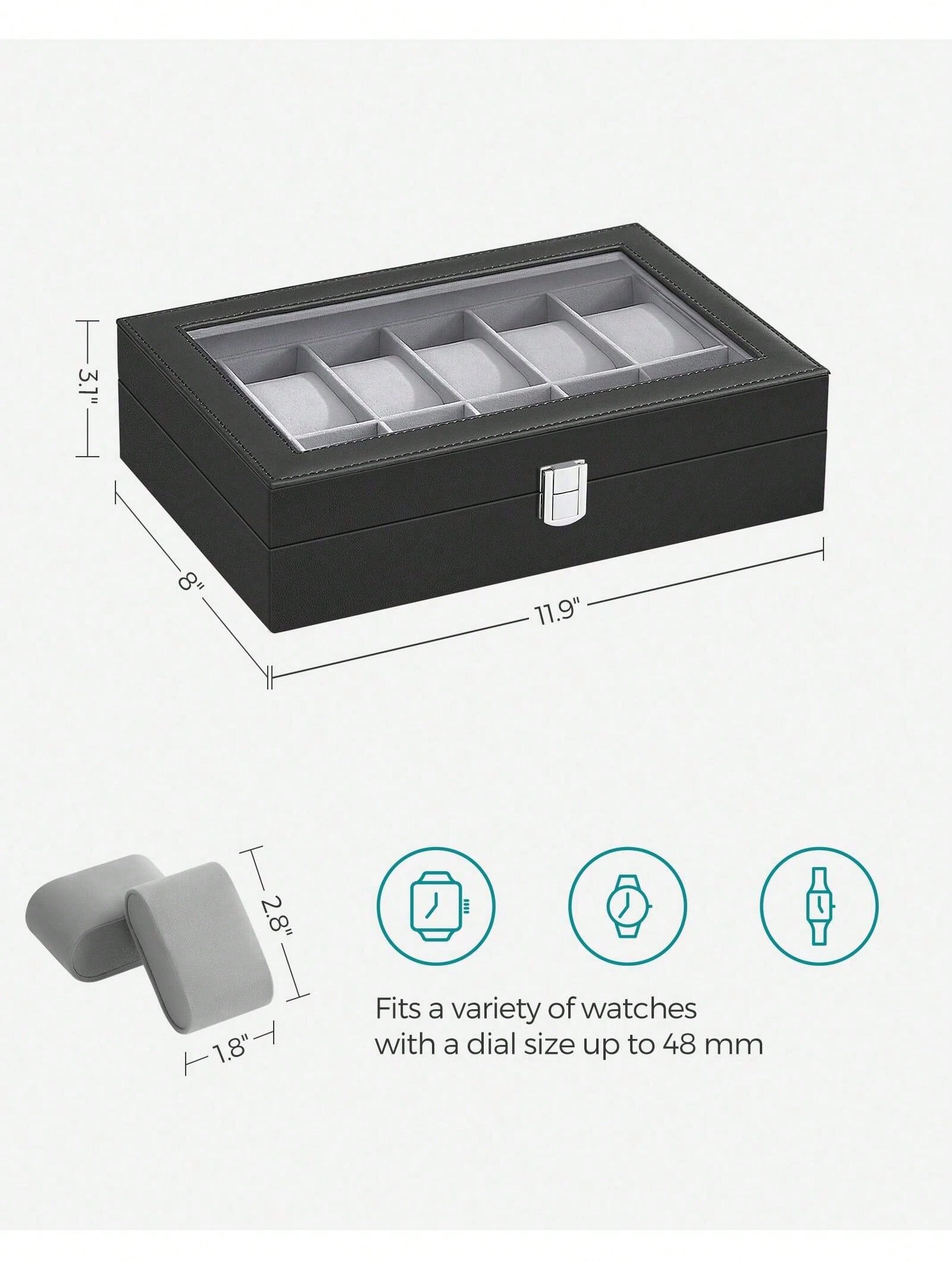 Kotak Jam Tangan 12 Slot yang  - File Cabinet Drawer ulasan dan harga