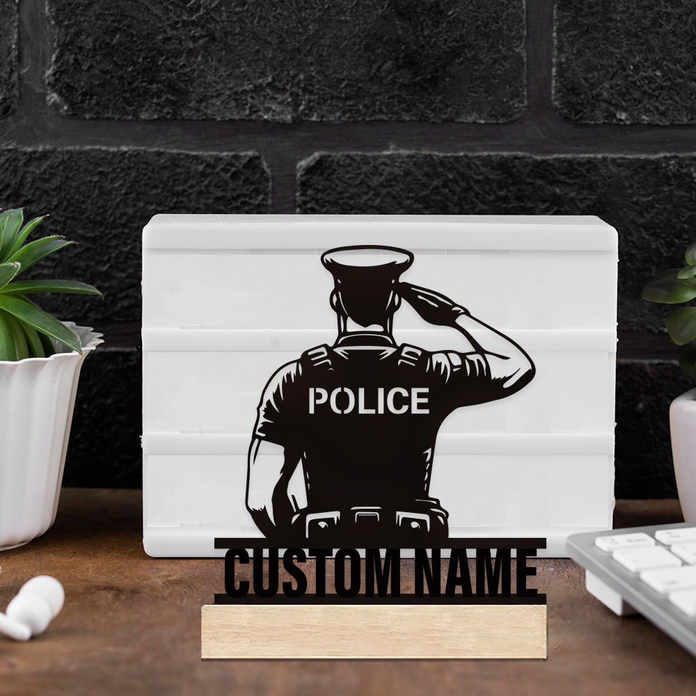 Lencana Polisi Logam Personal, - Home Office Ideas ulasan dan harga