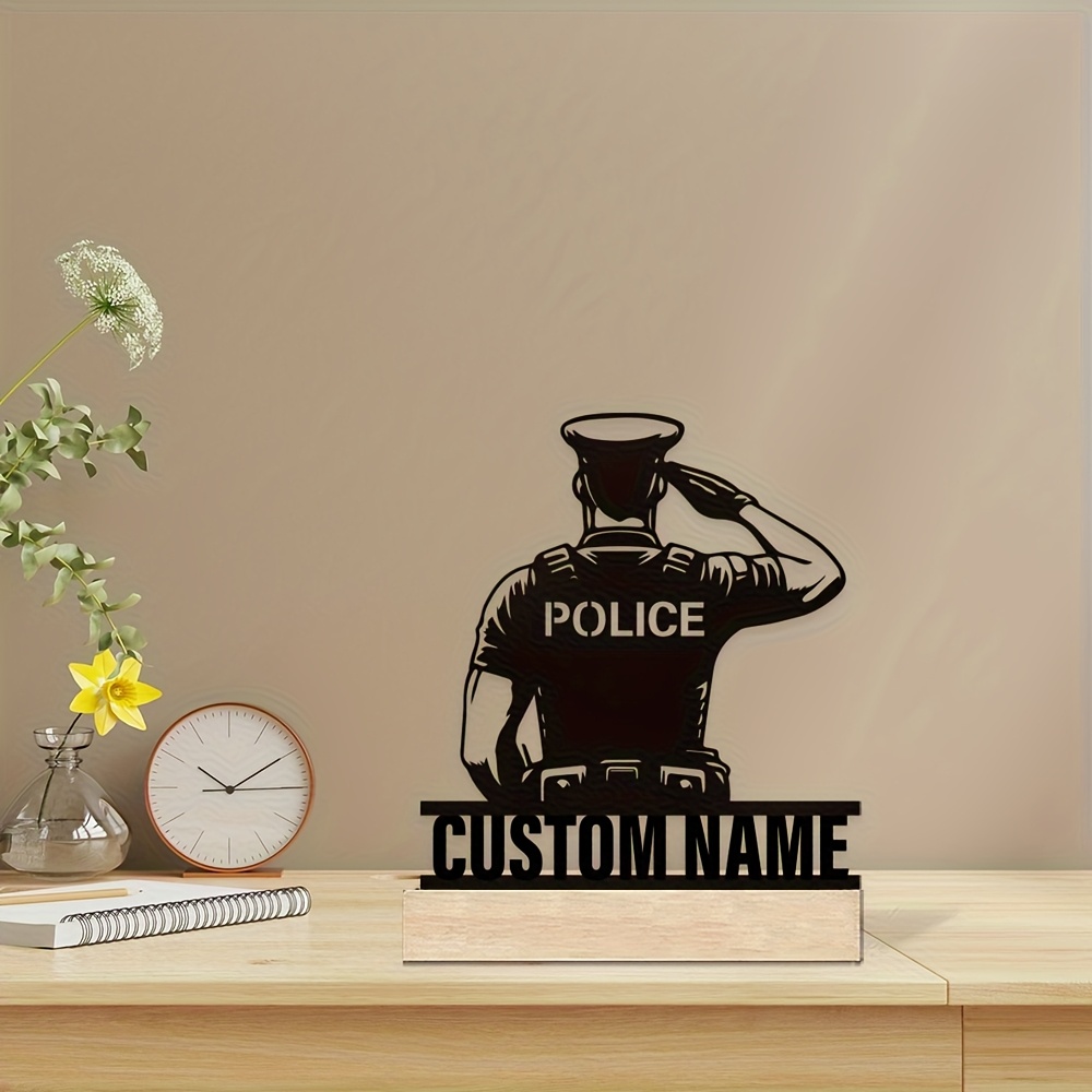 Lencana Polisi Logam Personal, - Home Office Ideas ulasan dan harga