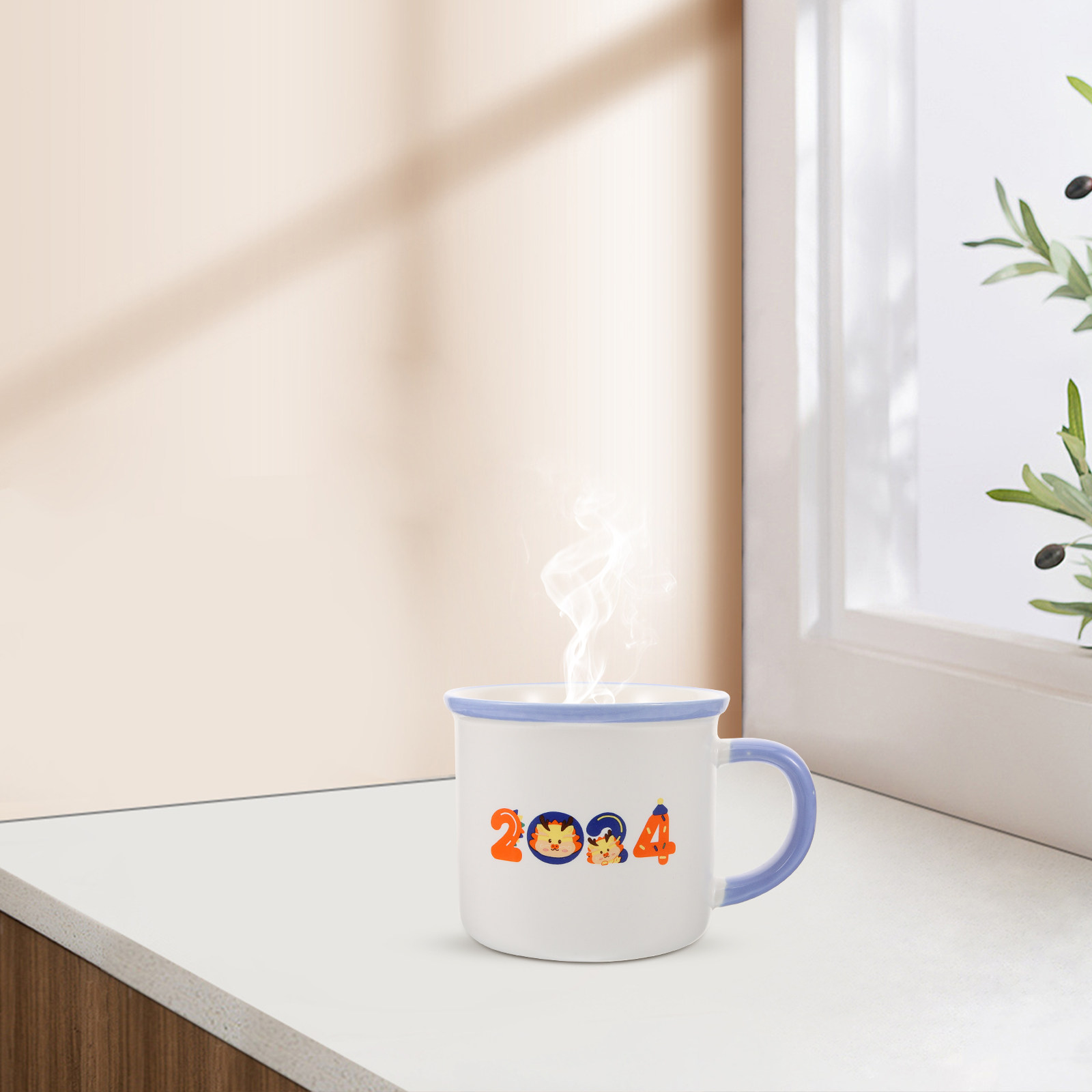 Cangkir Kopi Keramik Motif Nag - Home Office 2024 ulasan dan harga