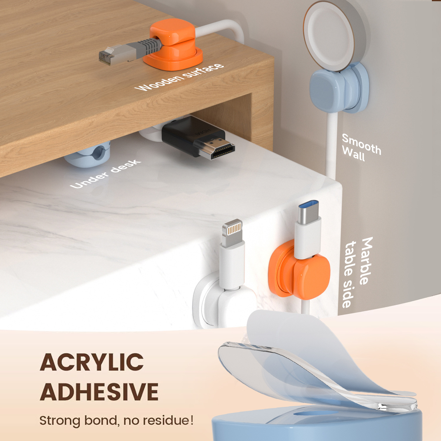 Penjepit Kabel Perekat, Penaha - Cable Management Box ulasan dan harga