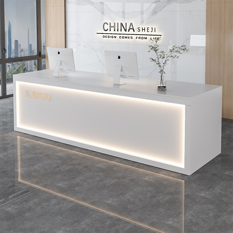 Meja Resepsi Modern Eksekutif  - Home Office Industrial Design ulasan dan harga