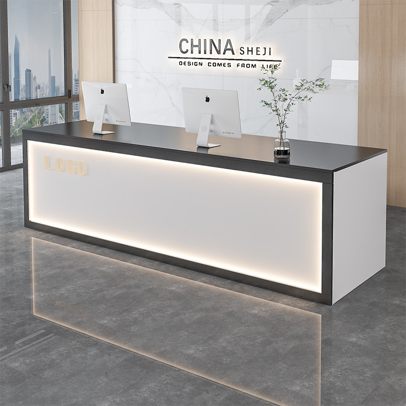 Meja Resepsi Modern Eksekutif  - Home Office Industrial Design ulasan dan harga