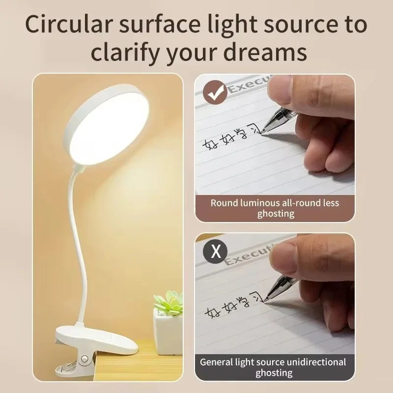 Lampu Meja Jepit USB Portabel  - Desk Lamp Led ulasan dan harga