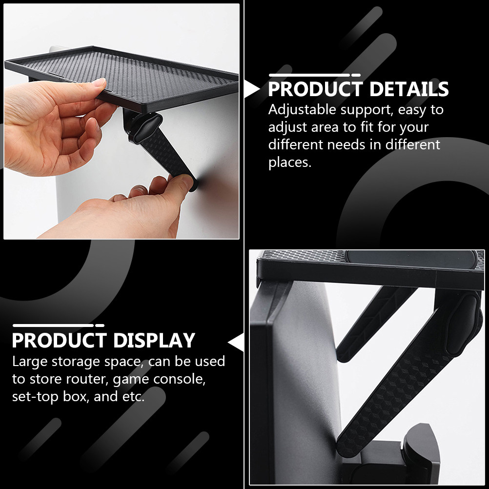 Rak Organizer Monitor TV ABS T - Cable Management Box ulasan dan harga