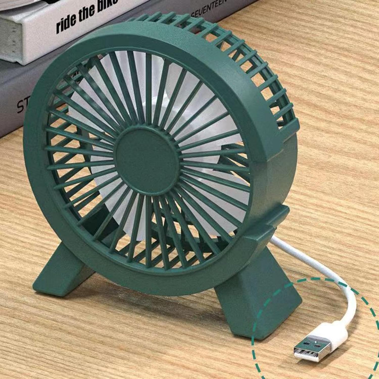 Kipas Meja Mini USB Isi Ulang, - Usb Desk Fan ulasan dan harga