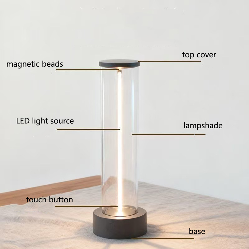 Lampu Meja LED Portabel Nirkab - Desk Lamp Led ulasan dan harga