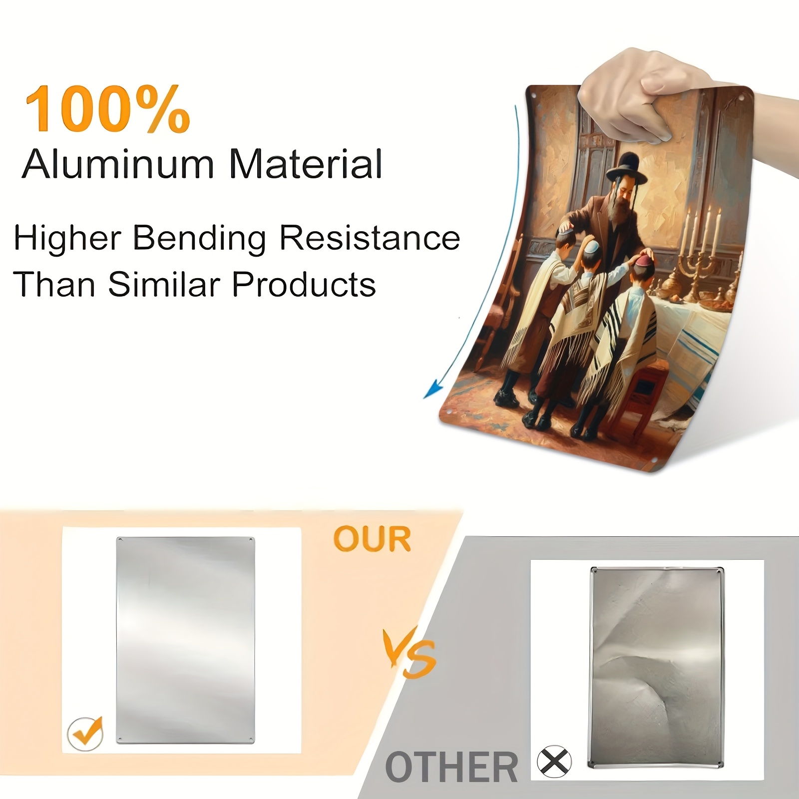 CIFBUY Seni Dinding Aluminium  - Free Home Office ulasan dan harga
