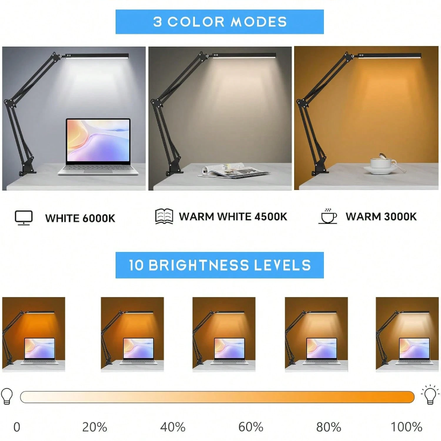 Lampu Meja LED untuk Rumah, Me - Desk Lamp Led ulasan dan harga