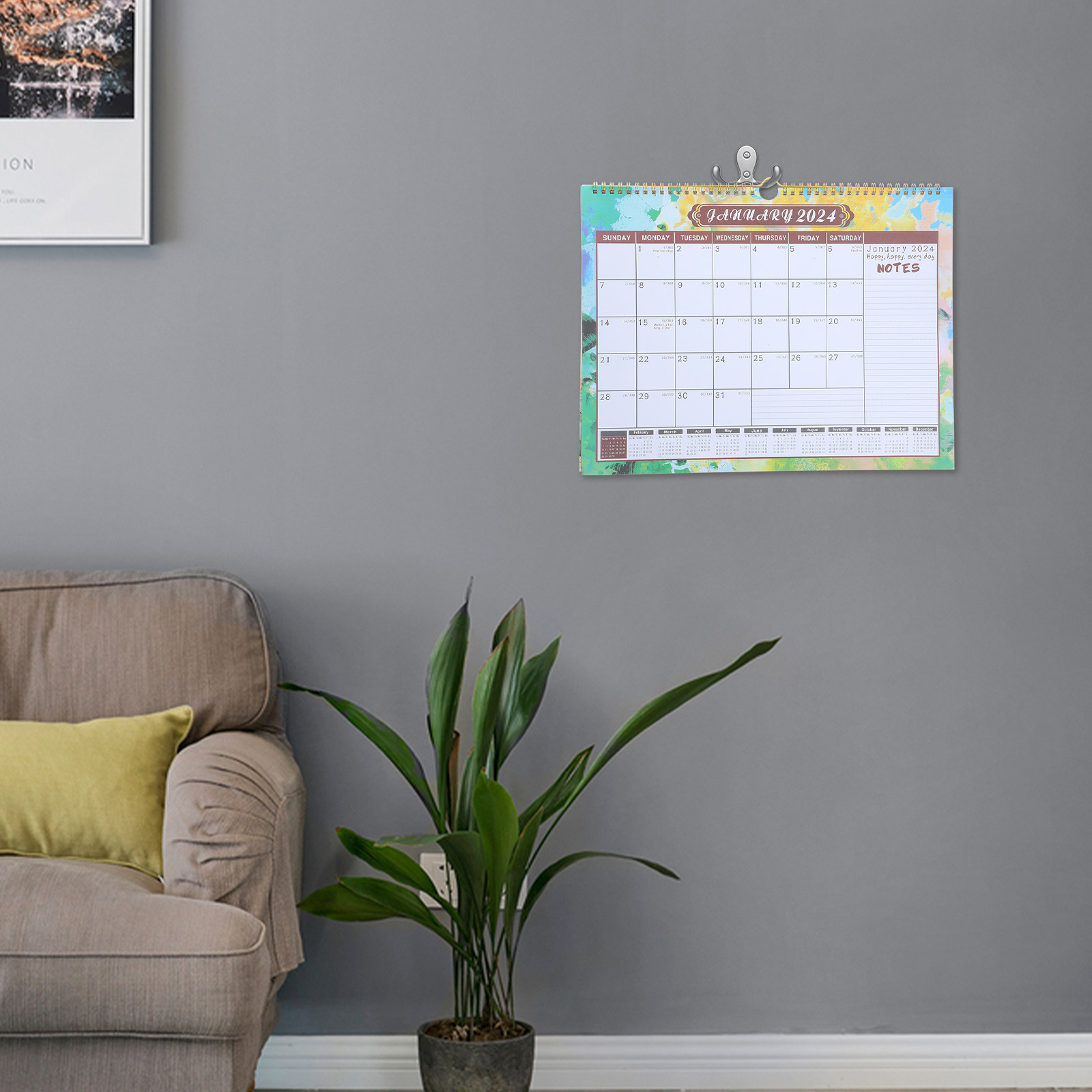 Kalender Dinding Besar 2024 Ka - Home Office 2024 ulasan dan harga