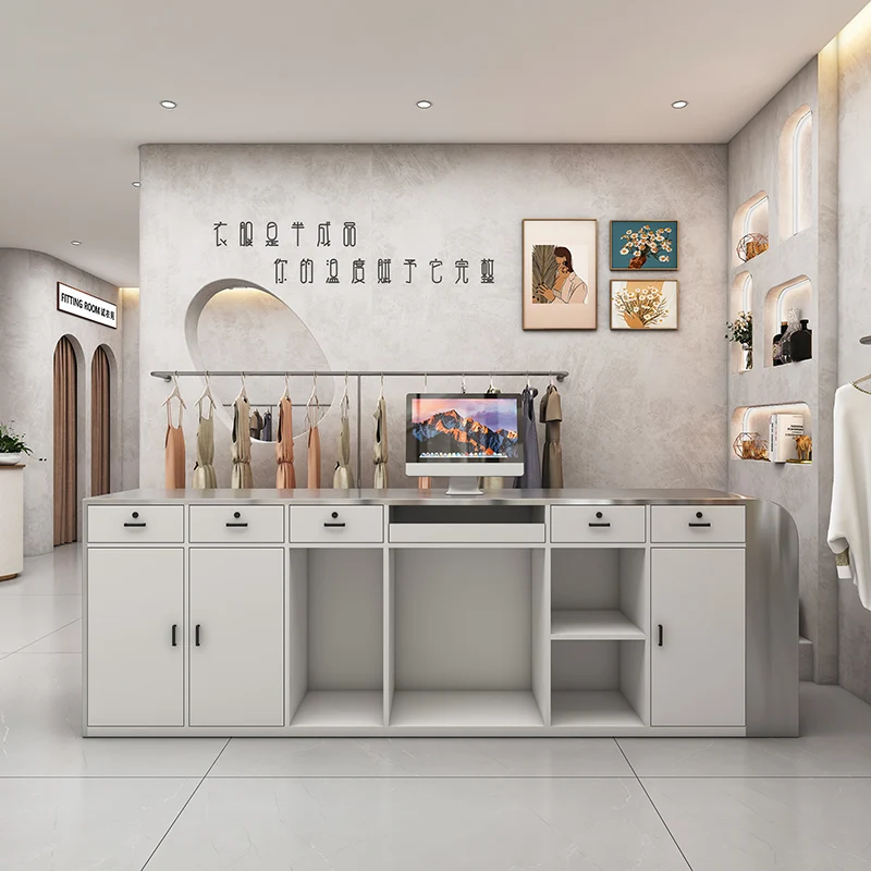 Meja Resepsionis Mewah Kelas A - Home Office Industrial Design ulasan dan harga