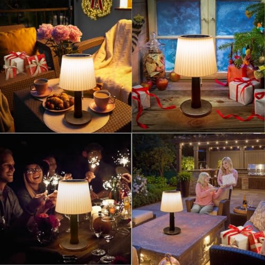 Lampu Meja Tenaga Surya Luar R - Desk Lamp Led ulasan dan harga