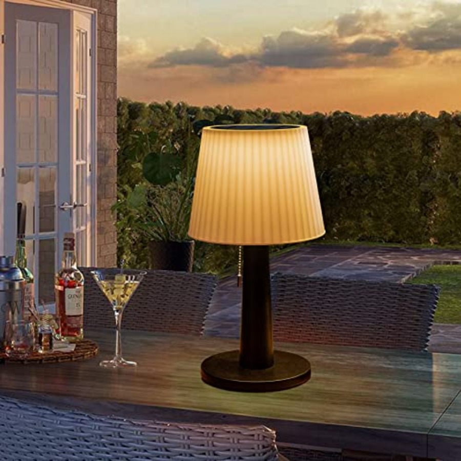 Lampu Meja Tenaga Surya Luar R - Desk Lamp Led ulasan dan harga