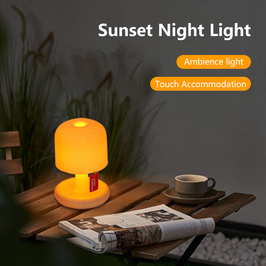 Lampu Sunset Mini Touch Night  - Desk Lamp Led ulasan dan harga