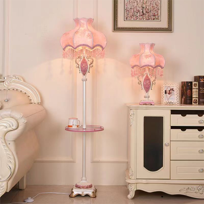 Lampu Meja Merah Muda Eropa Ru - Desk Lamp Led ulasan dan harga