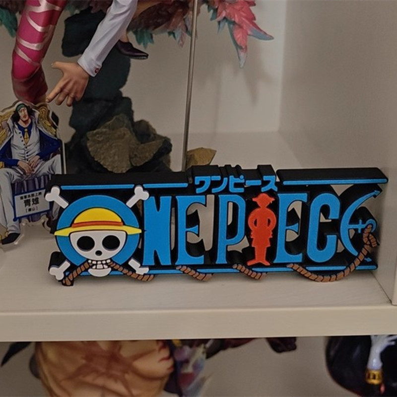 Figur Logo One Piece Cetak 3D, - Home Office Romance Manga ulasan dan harga