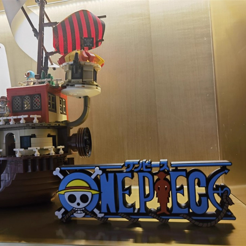 Figur Logo One Piece Cetak 3D, - Home Office Romance Manga ulasan dan harga